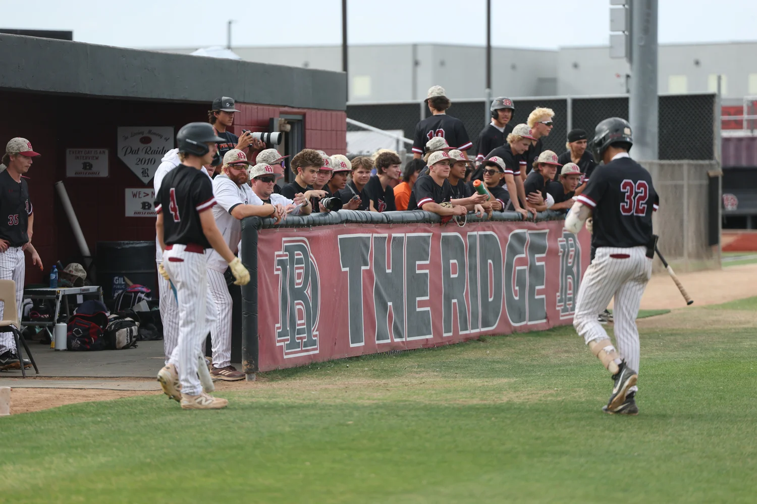 The DRHS dugout